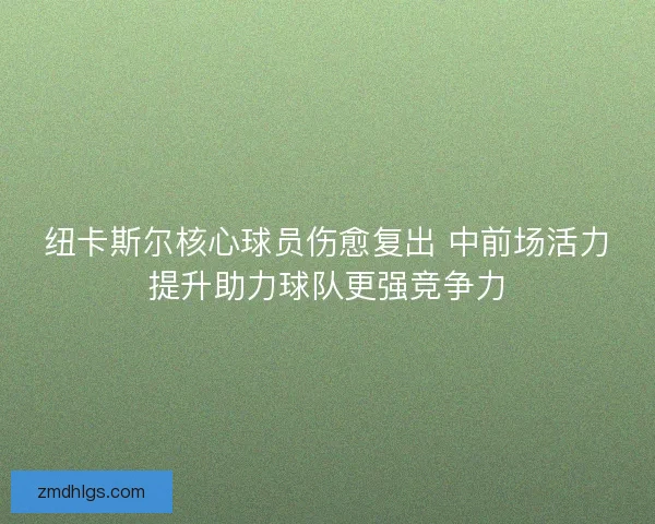 纽卡斯尔核心球员伤愈复出 中前场活力提升助力球队更强竞争力